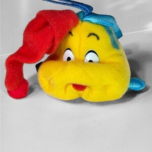 Yellow and Red Plush Fish Toy